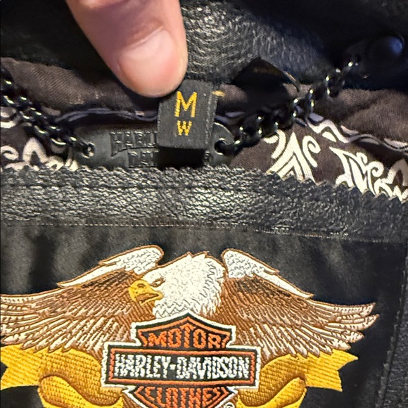 Vintage Harley Davidson Leather Motorcycle Jacket - Picture 12 of 13